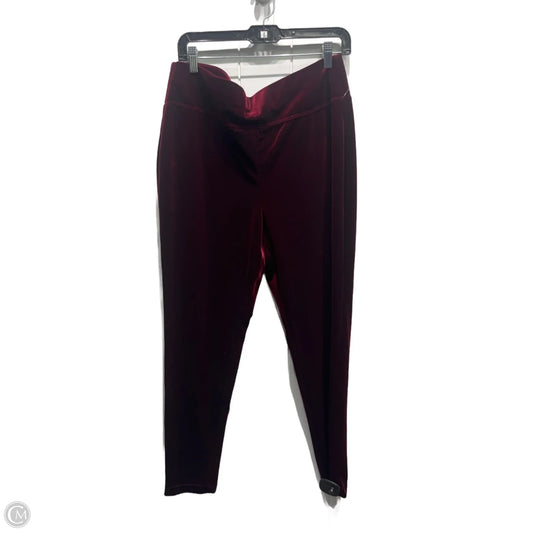 Pants Leggings By Inc In Maroon, Size: Xl