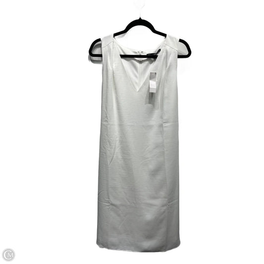 Dress Work By White House Black Market In White, Size: 16