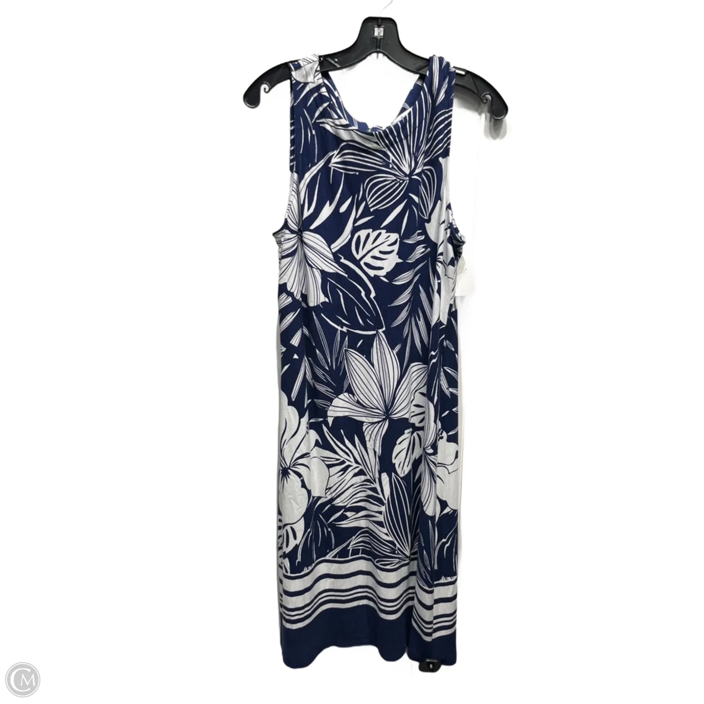 Dress Casual Short By Tommy Bahama In Blue & White, Size: Xl