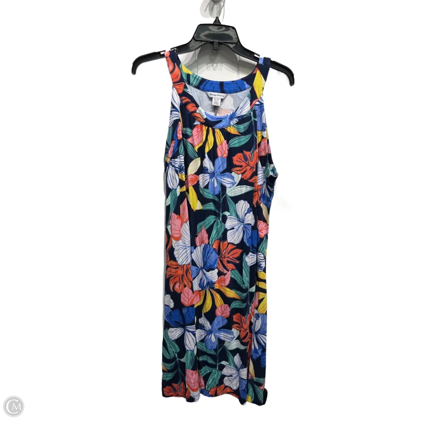 Dress Casual Short By Tommy Bahama In Blue & Orange, Size: Xl