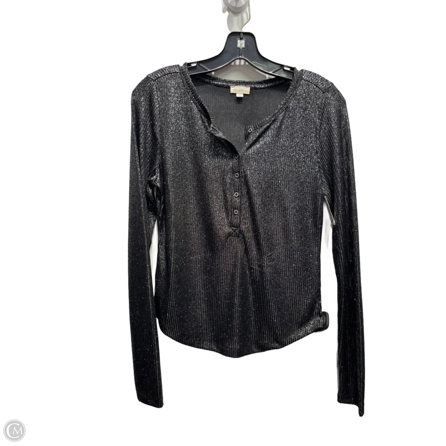 Top Long Sleeve By Pilcro In Black, Size: M