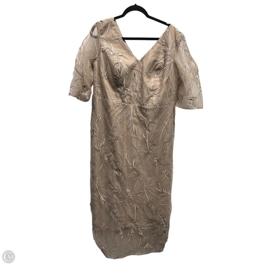 Dress Party Long By Cmc In Taupe, Size: Xl