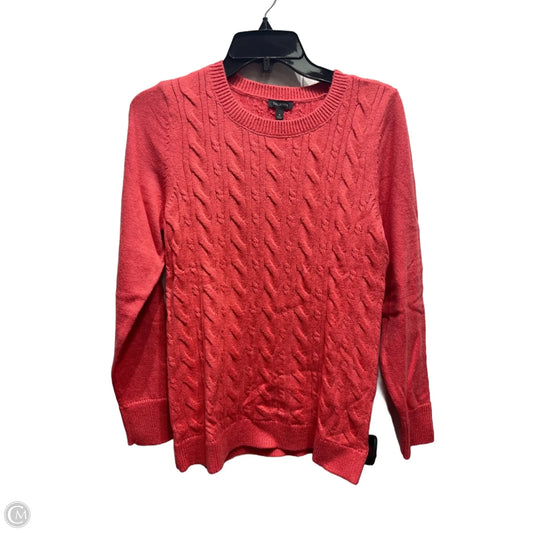 Sweater By Talbots In Coral, Size: M