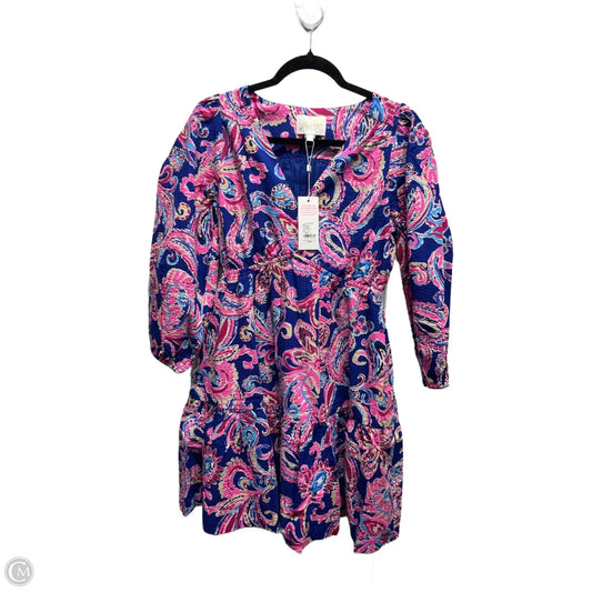 Dress Designer By Lilly Pulitzer In Blue & Pink, Size: 6