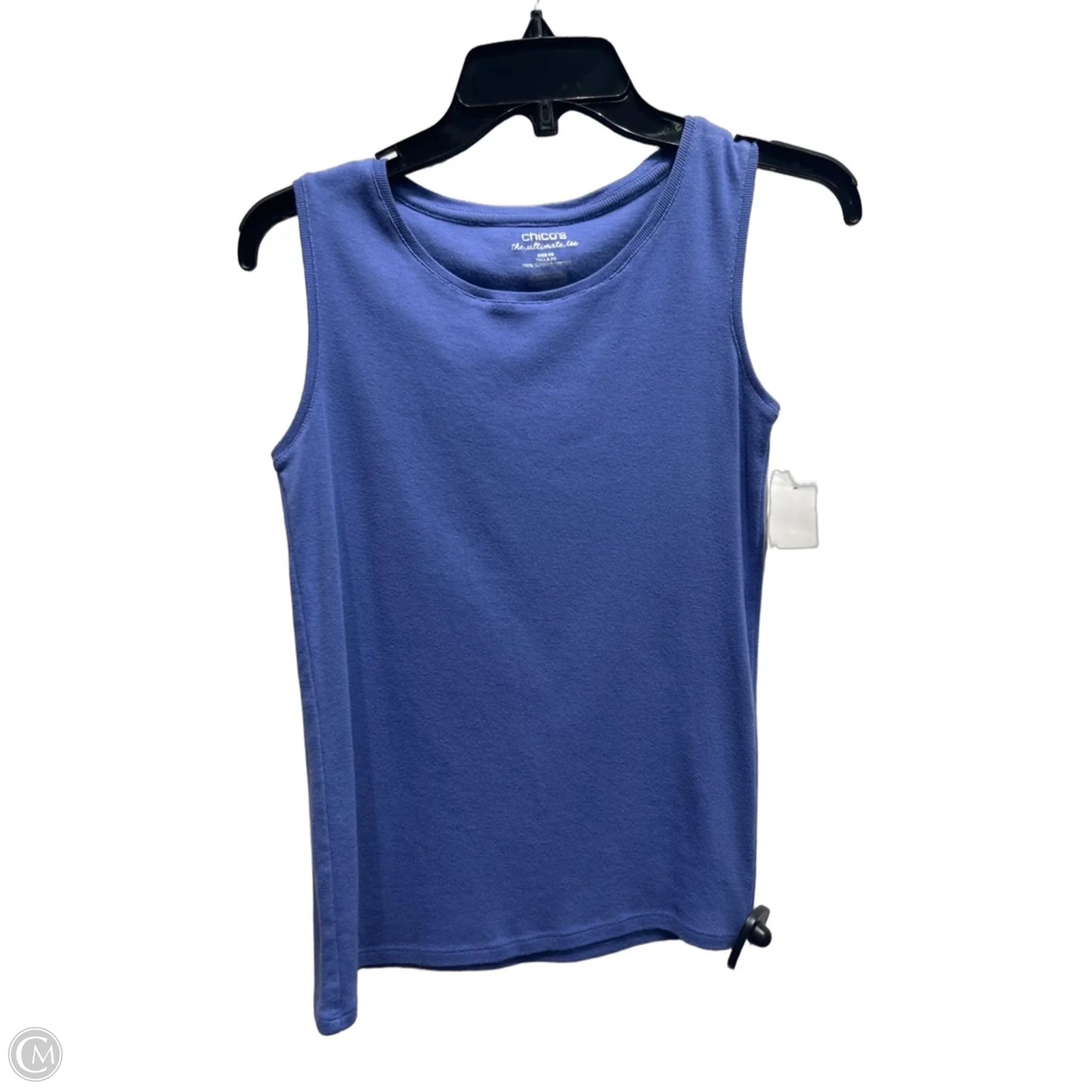 Top Sleeveless Basic By Chicos In Blue, Size: Xxs