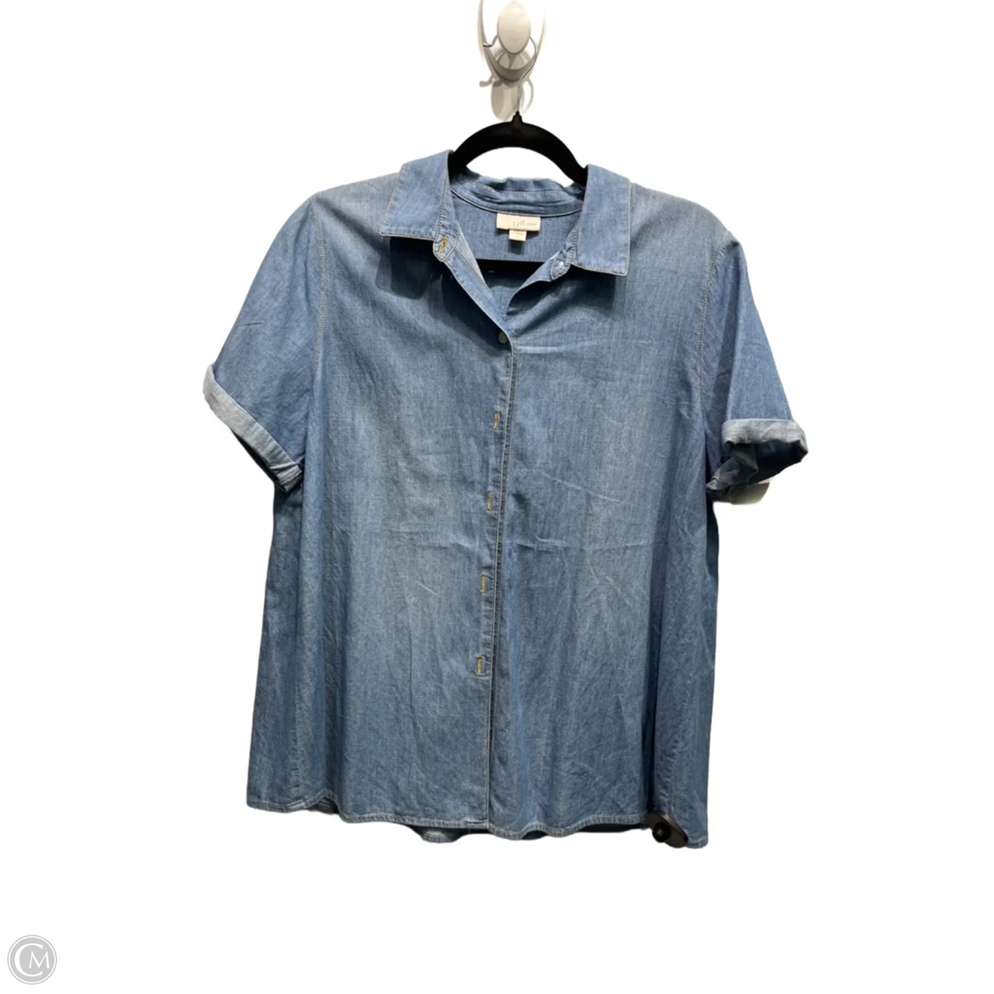 Top Short Sleeve By J. Jill In Blue, Size: M