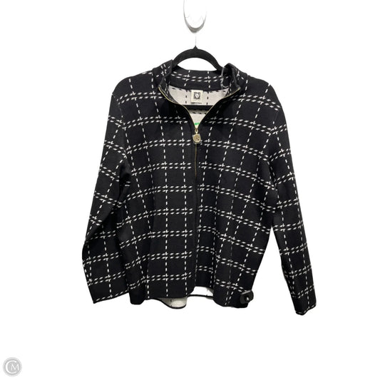 Jacket Other By Anne Klein In Black & White, Size: L