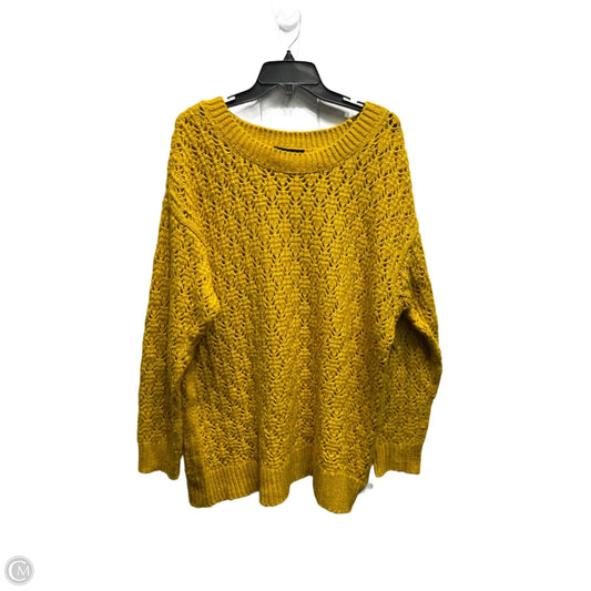 Sweater By Lane Bryant In Yellow, Size: 24