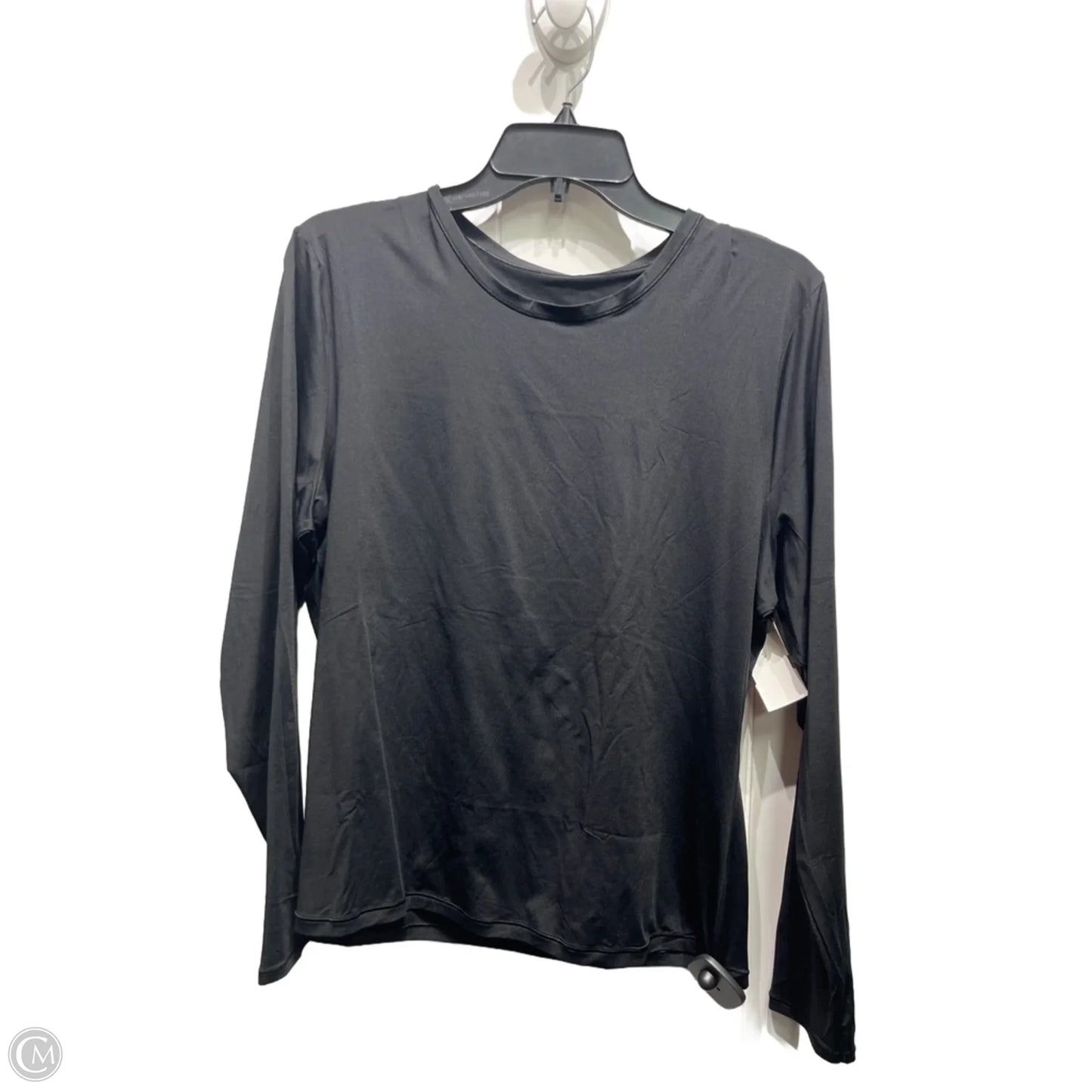 Top Long Sleeve Basic By Gap In Black, Size: Xxl