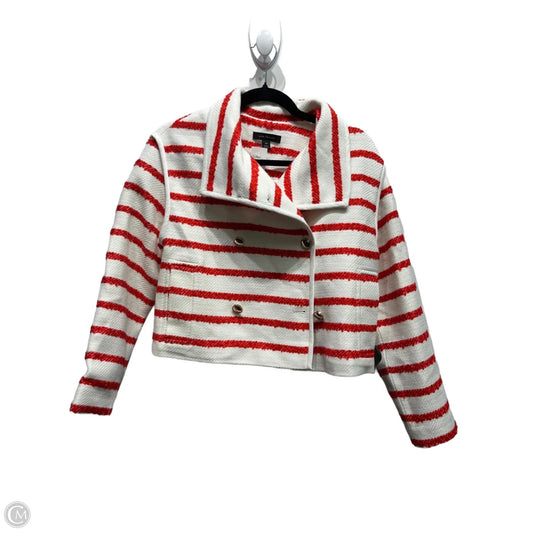 Blazer By Ann Taylor In Red & White, Size: Xsp
