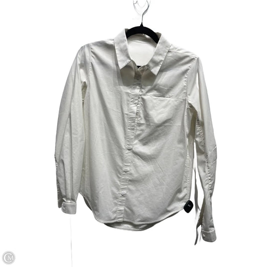 Top Long Sleeve By Lululemon In White, Size: S