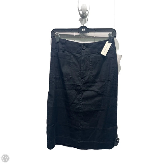 Skirt Midi By Maeve In Black, Size: Xs