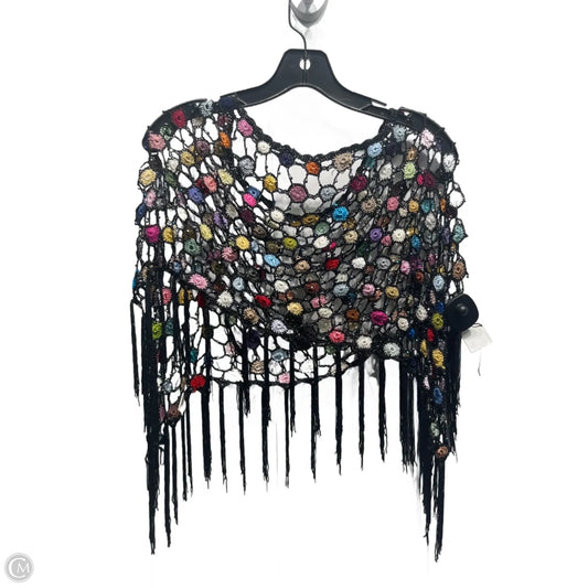 Poncho By Clothes Mentor In Multi-colored, Size: Osfm