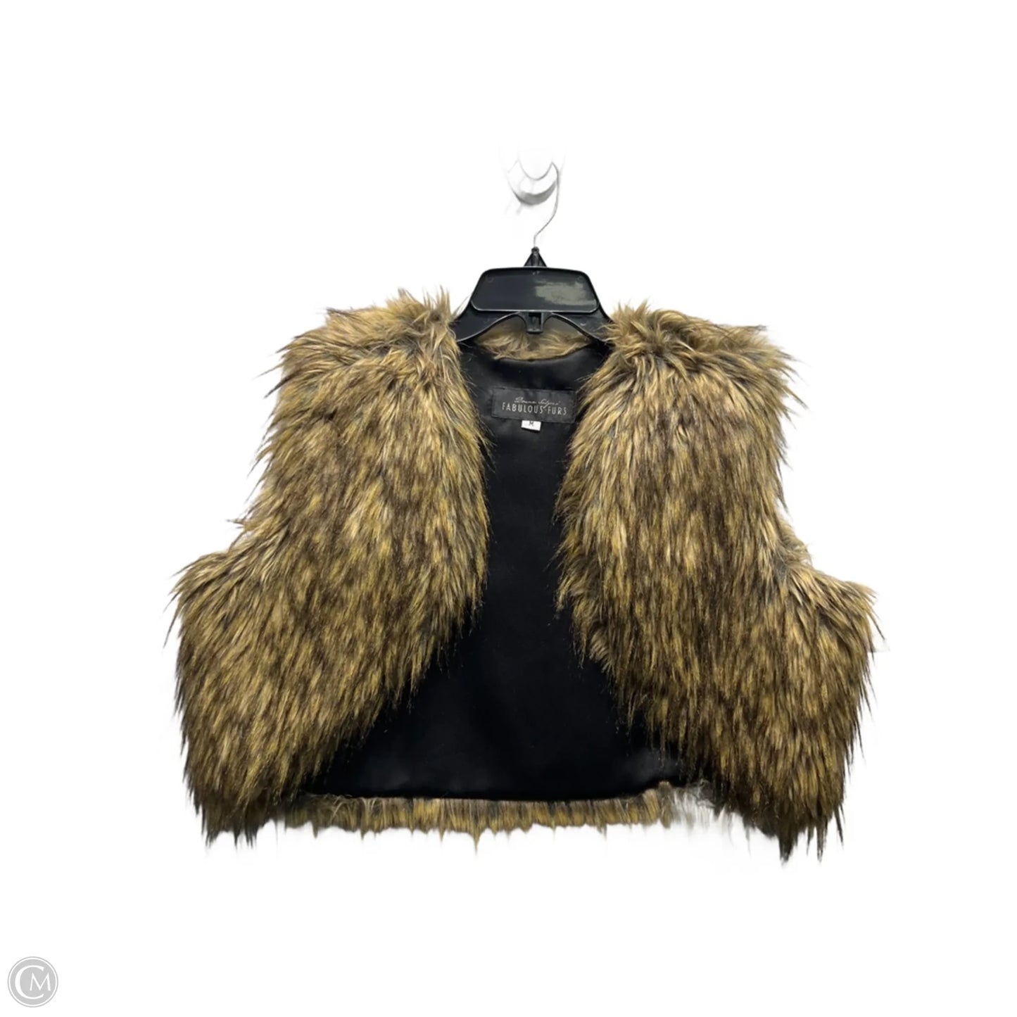 Vest Faux Fur & Sherpa By FABULOUS FURS In Brown, Size: M
