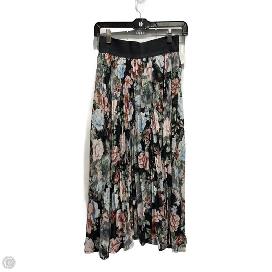Skirt Maxi By Vici In Black & Blue, Size: S