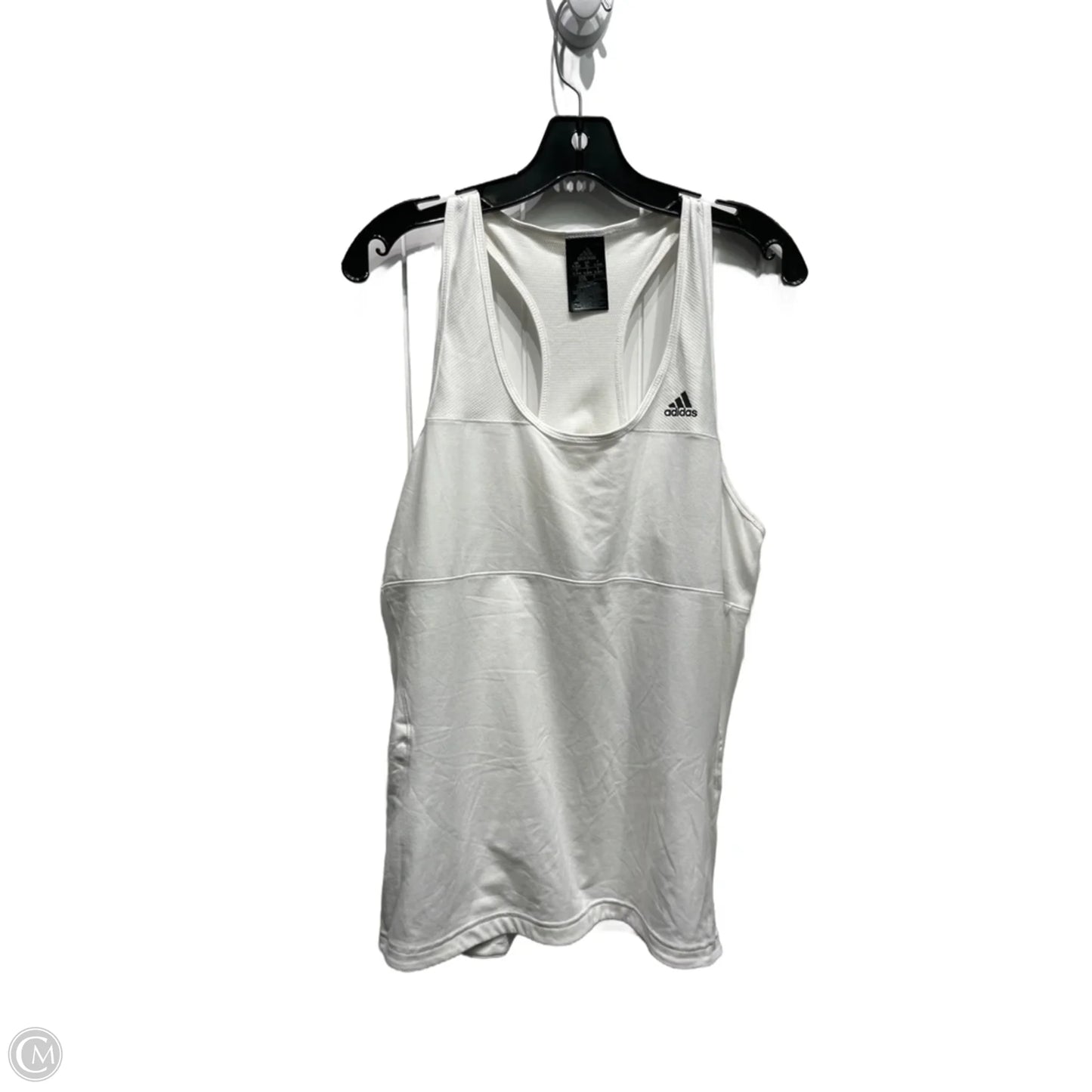Athletic Tank Top By Adidas In White, Size: Xl