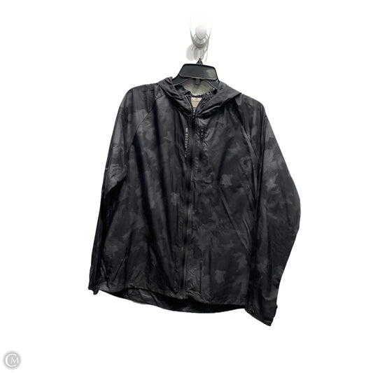 Jacket Windbreaker By Second Skin In Black, Size: Xl