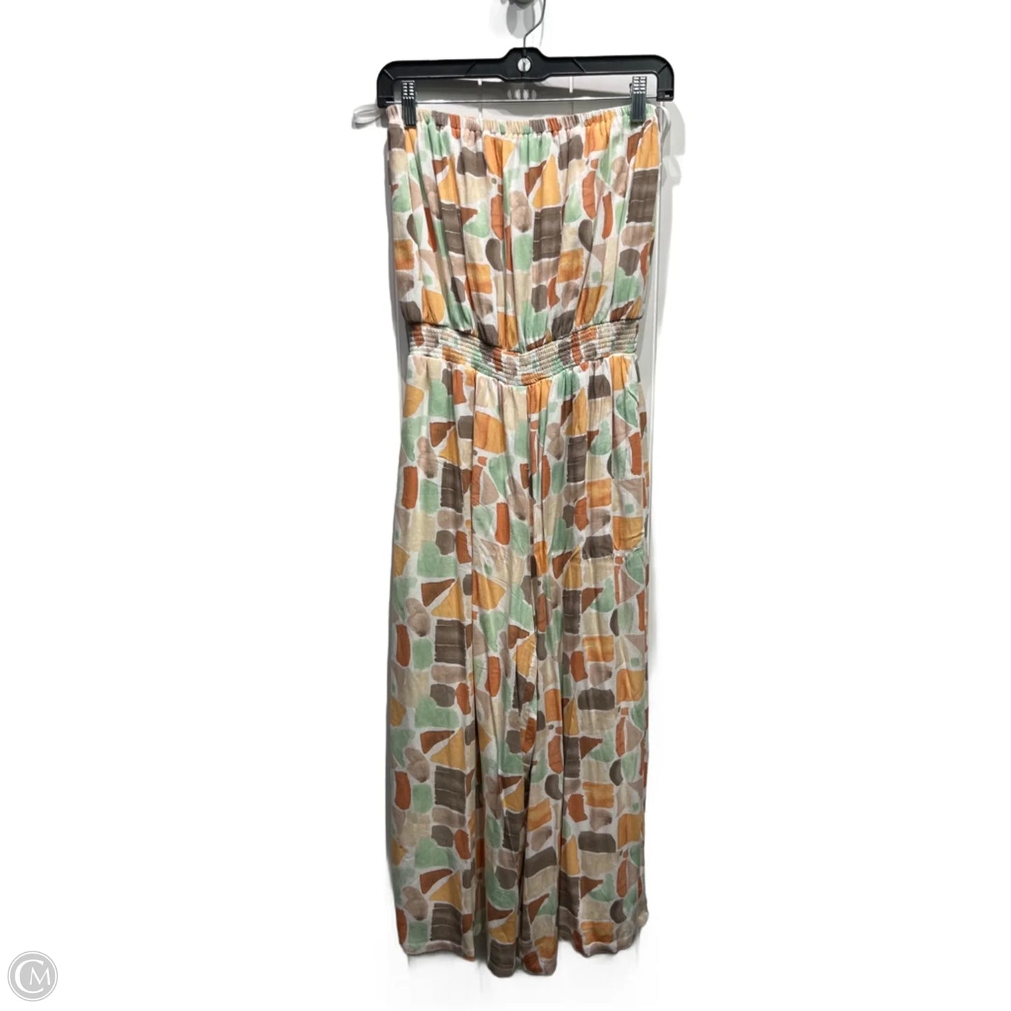 Jumpsuit By Versona In Brown & Orange, Size: S