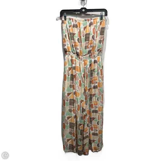 Jumpsuit By Versona In Brown & Orange, Size: S
