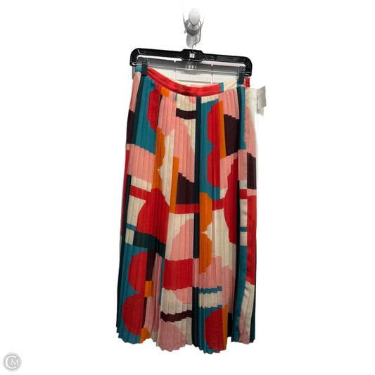 Skirt Maxi By Maeve In Green & Red, Size: 4