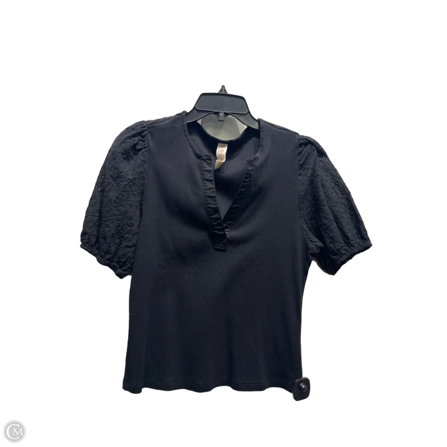 Top Short Sleeve By DOLAN In Black, Size: L