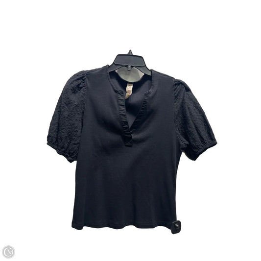 Top Short Sleeve By DOLAN In Black, Size: L