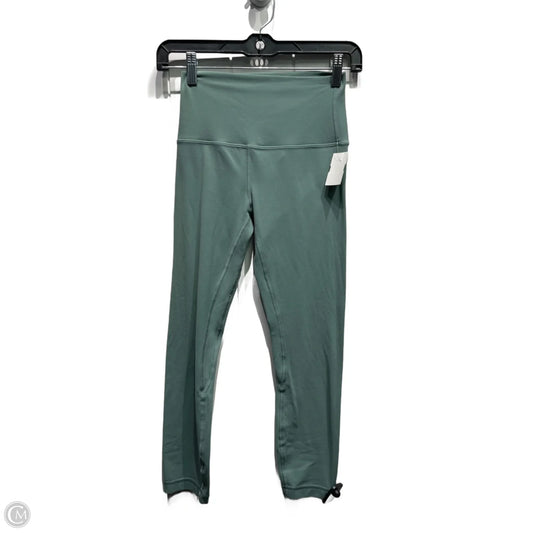 Athletic Leggings By Lululemon In Green, Size: 4