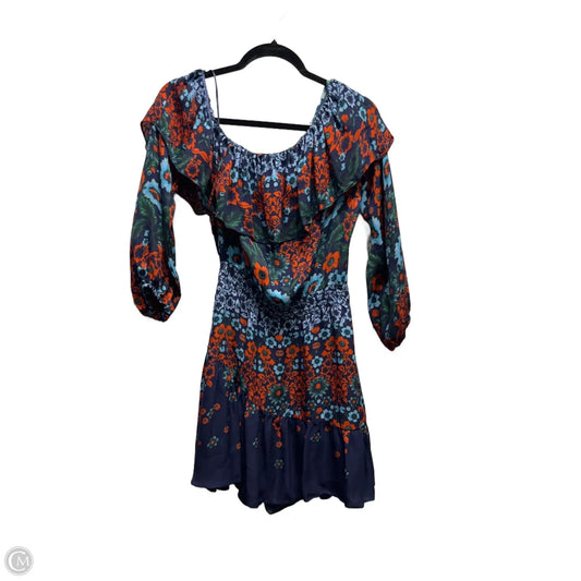 Dress Work By Parker In Blue & Red, Size: Xs