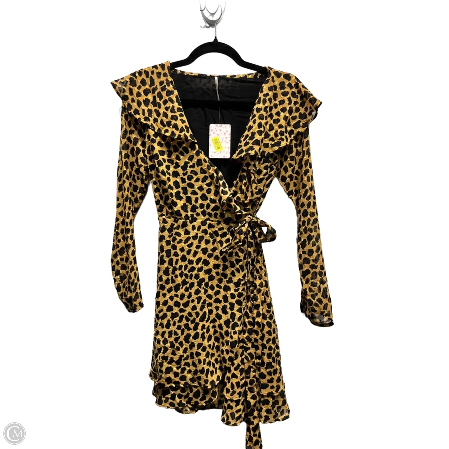 Dress Work By Free People In Black & Tan, Size: Xs