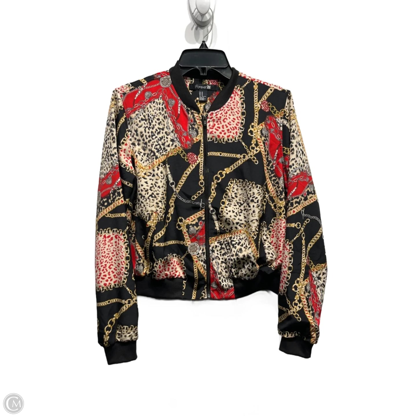 Jacket Other By Forever 21 In Black & Red, Size: M