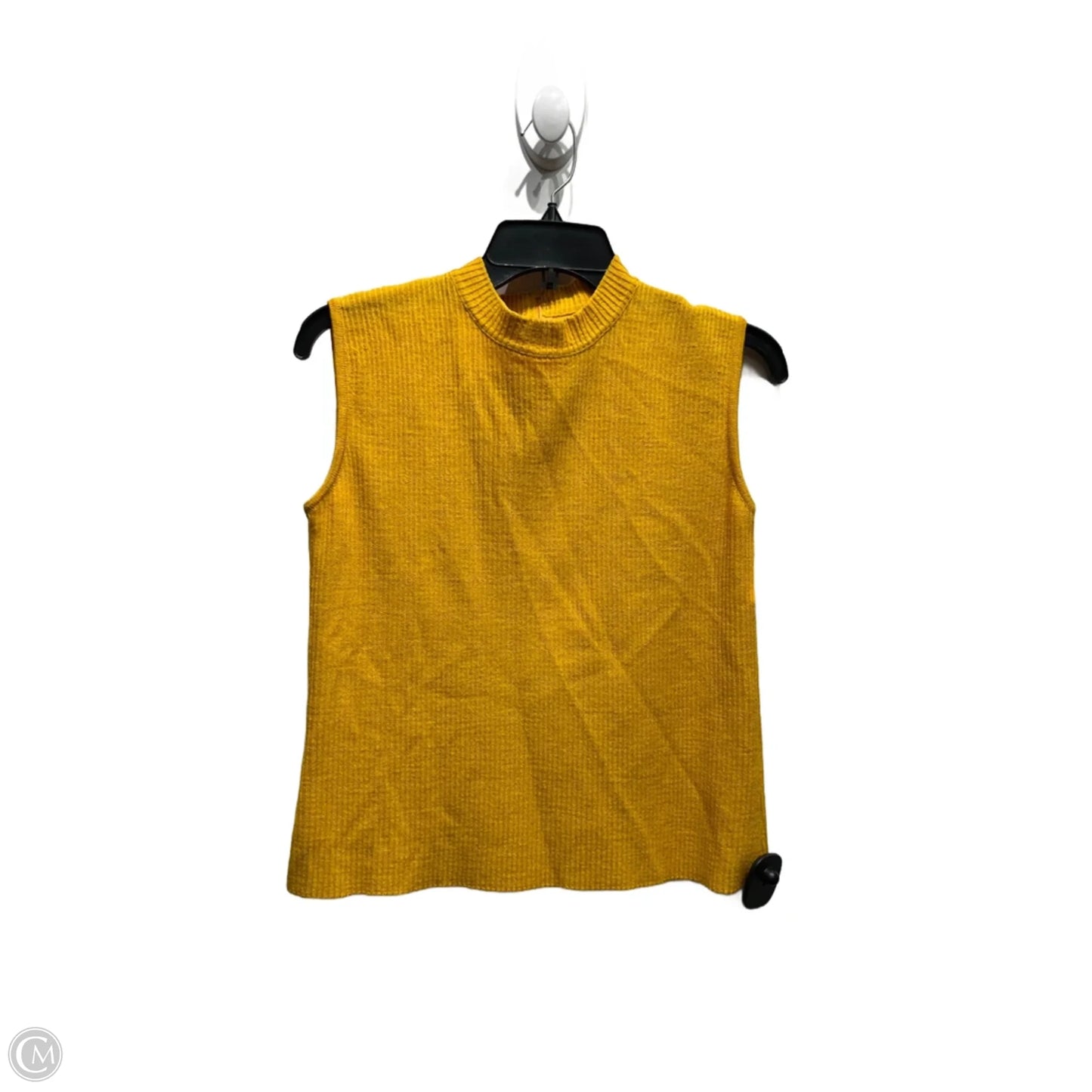 Top Sleeveless Luxury Designer By St John Collection In Yellow, Size: S