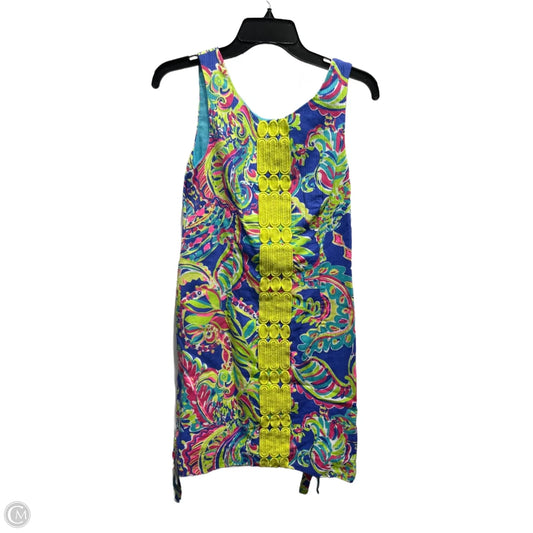 Dress Designer By Lilly Pulitzer In Blue & Green, Size: 2
