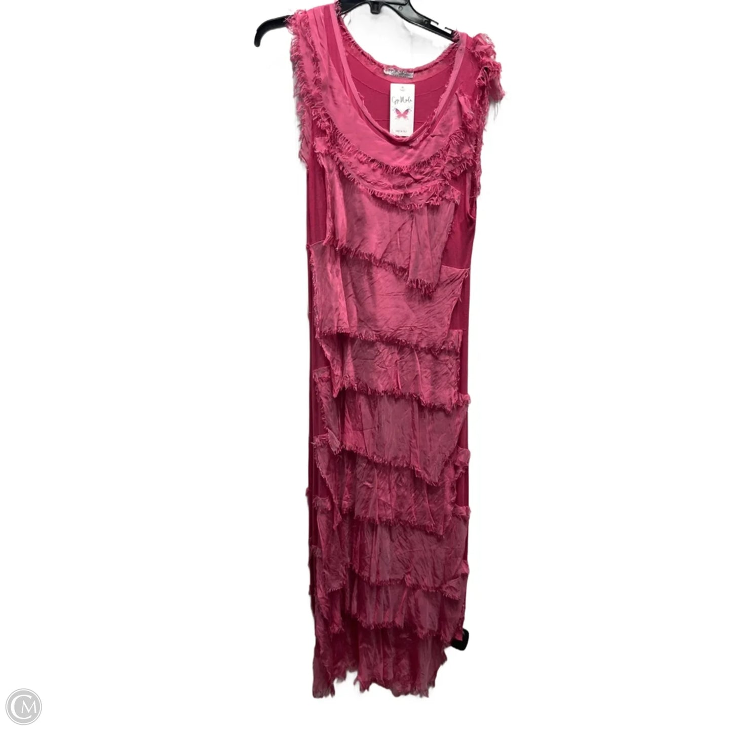 Dress Casual Maxi By M Made In Italy In Pink, Size: Osfm