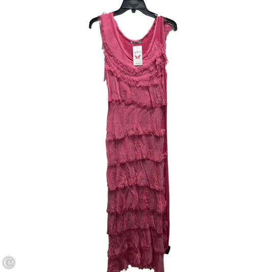 Dress Casual Maxi By M Made In Italy In Pink, Size: Osfm