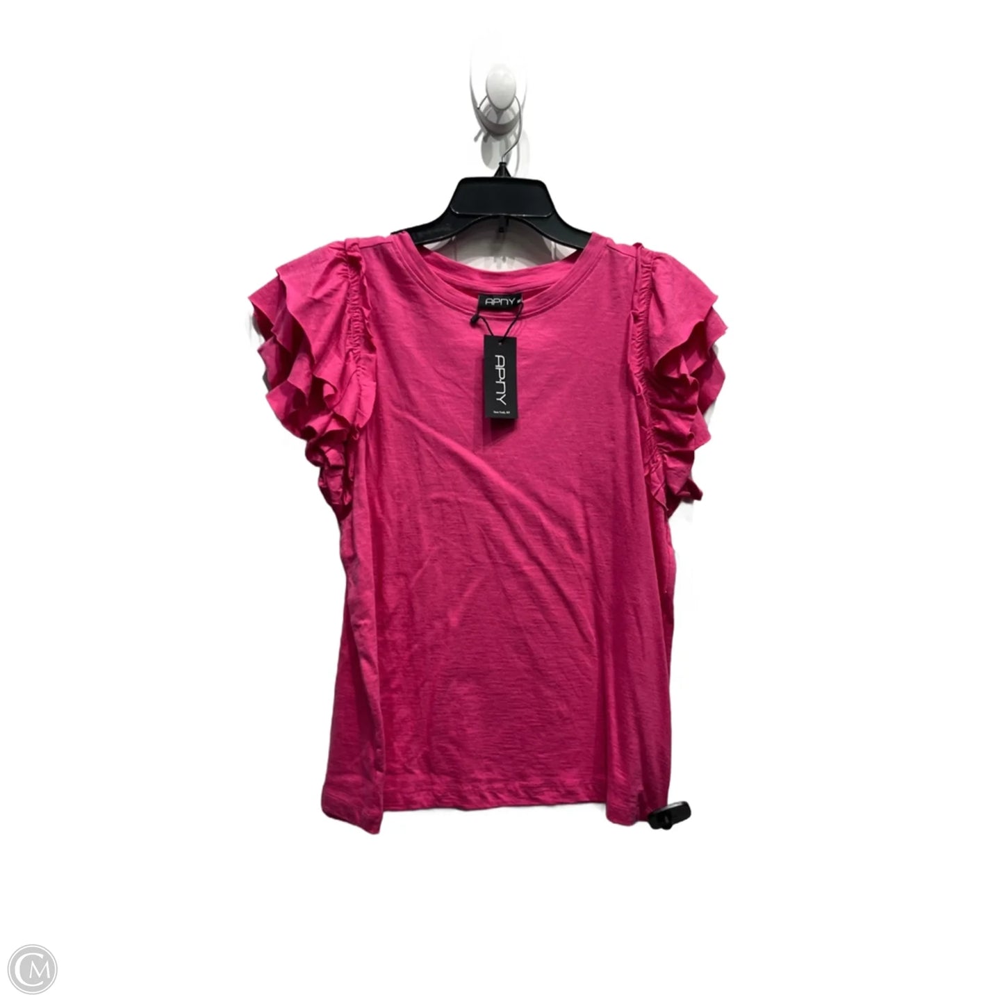 Top Short Sleeve By APNY In Pink, Size: M