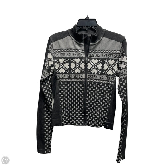 Athletic Jacket By All In Motion In Black & Grey, Size: L