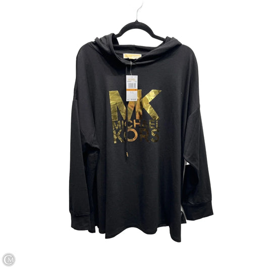 Top Long Sleeve By Michael By Michael Kors In Black & Gold, Size: 3x
