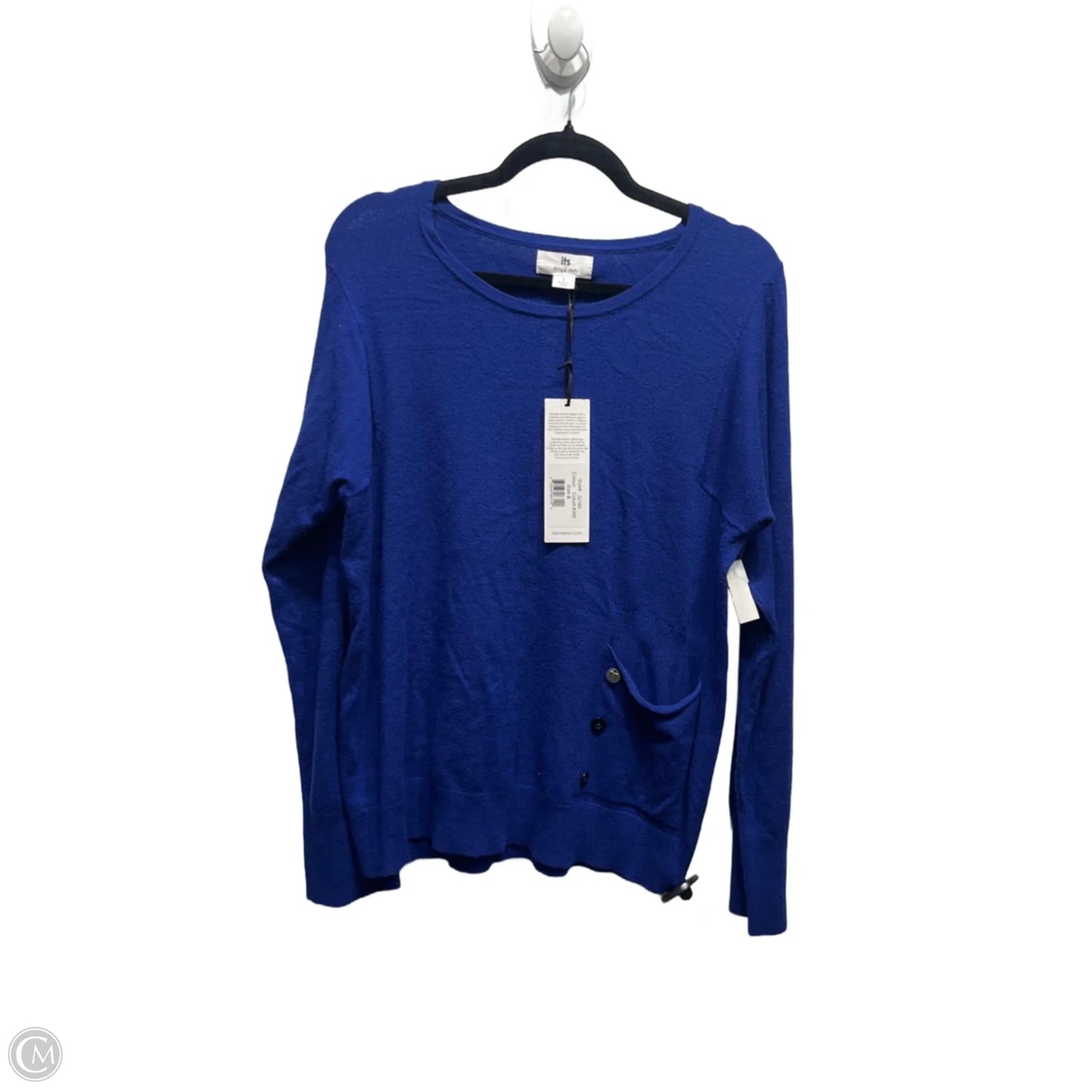Sweater By ITS In Blue, Size: S