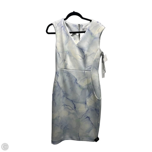Dress Work By Calvin Klein In Blue, Size: 8
