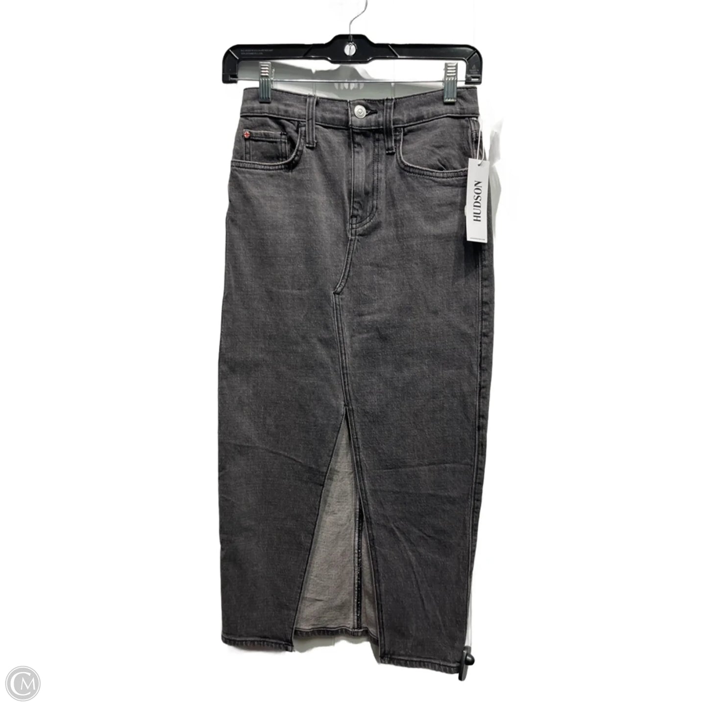 Skirt Maxi By Hudson In Black Denim, Size: 0