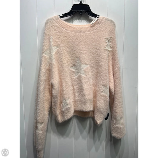 Sweater By Clothes Mentor In Pink, Size: Xl