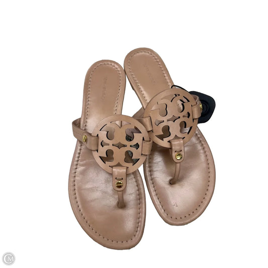 Sandals Designer By Tory Burch In Cream, Size: 8