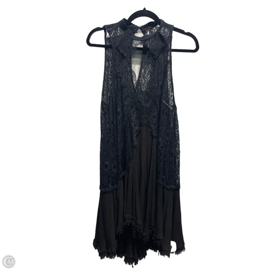 Tunic Sleeveless By Free People In Black, Size: L