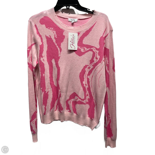Sweater By Fate In Pink, Size: M