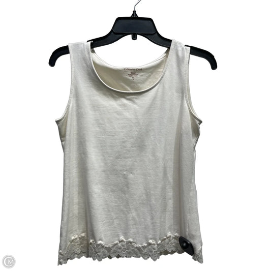 Tank Top By Coldwater Creek In Cream, Size: Xs