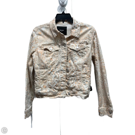 Jacket Denim By Nine West Apparel In Peach, Size: S