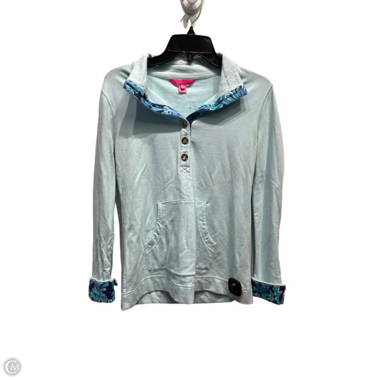 Top Long Sleeve Designer By Lilly Pulitzer In Blue, Size: Xs