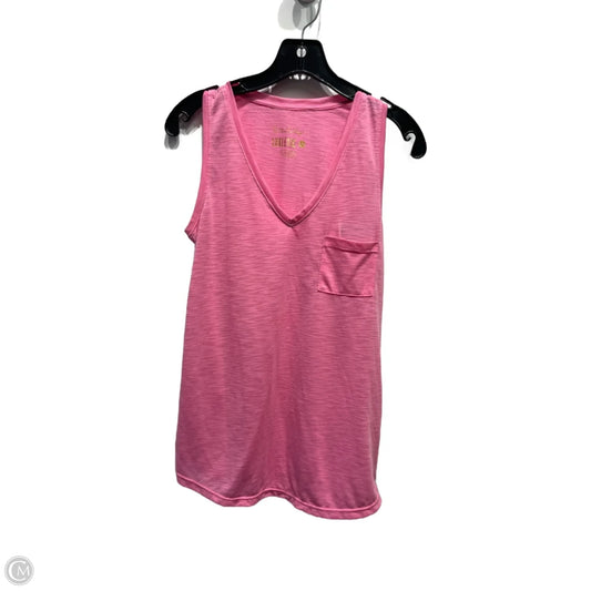 Top Sleeveless Designer By Lilly Pulitzer In Pink, Size: Xs
