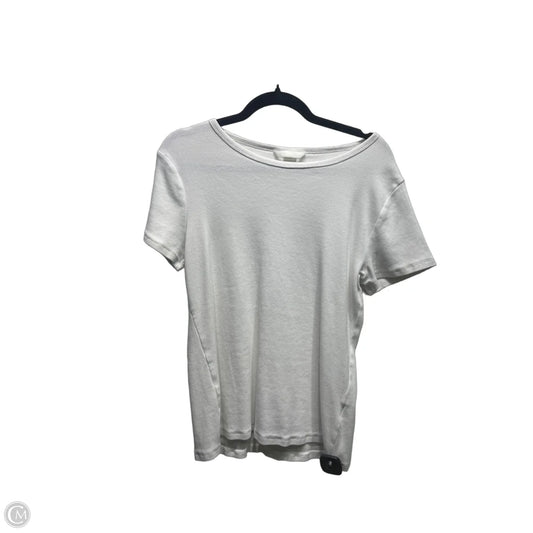 Top Short Sleeve Basic By H&m In White, Size: XL