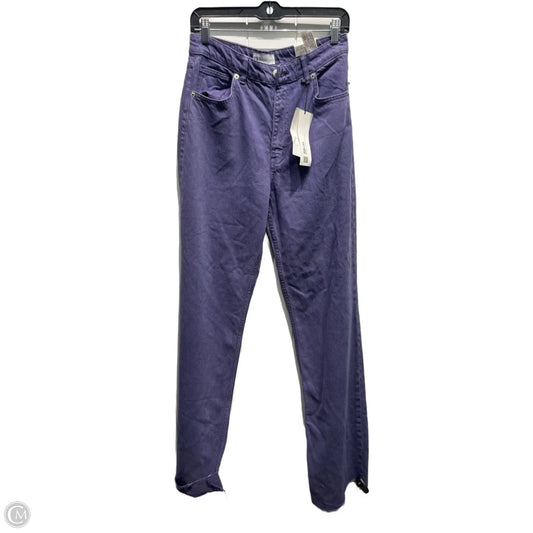 Jeans Wide Leg By Zara In Purple Denim, Size: 6